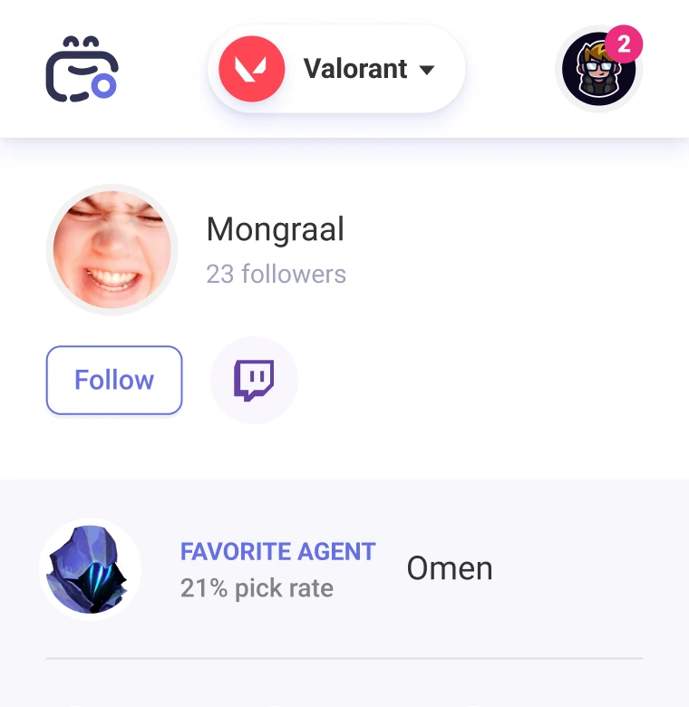 Vodsearch screenshot